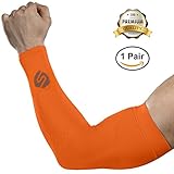 SHINYMOD UV-Schutz Armlinge 2018 Neueste verbesserte Version 1 Paar / 3 Paar Sonnenschutz Arm Kompression Tattoo Cover Armstulpen Frauen Männer für alle Outdoor-Aktivitäten H