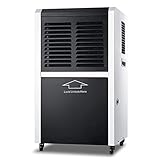 SZHWLKJ Entfeuchter, tragbare Industrie Gewerbe Keller Luftentfeuchter for Heim Garage, große Kapazitäts AUTOAUFTAU Automatische Abschaltung mit Drain-Schlauch for 1300 Quadratfuß R