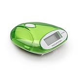 Incutex Schrittzähler, Pedometer, Stepcounter, Schrittmesser, grü