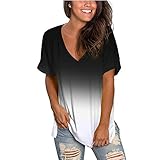 Strass top Yoga Shirt Mandala fransenweste Damen Summer Shirt Damen jenas Weste Tshirt Damen grün snakebite Trikot t-Shirt Damen Oversize Vintage Basic t Shirt top S