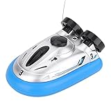 SUNGOOYUE Mini-Fernbedienungsboot Mini-Fernbedienungs-Hovercraft für Kinder Geeignet(Blau)