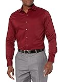 Van Heusen Herren Ultra-knitterfrei Klassisches Hemd, Mulberry, 41 cm-42 cm Hals 86 cm-89 cm Ä