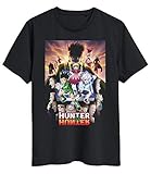 Hunter X Hunter - Hunter Cast – Offizielles Herren-T-Shirt, Schwarz , L