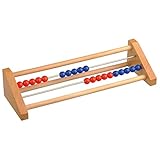 Rechenschieber rot/blau, Zahlenraum 1-20, Abakus aus Holz | Wiemann L