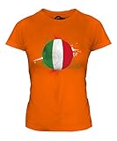 Candymix Italien Fußball Damen T Shirt, Größe X-Small, Farbe Orang