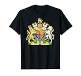 T-Shirt mit Wappen des Vereinigten Königreichs, England-Flagge T-S