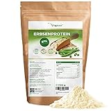 Erbsenprotein Pulver 1,1 kg / 1100 g - 87% Proteingehalt - 100% Erbsen-Proteinisolat - Herkunft Belgien - Vegan - Reines Eiweißpulver - Laborgeprüft - Frei von Gluten, Soja und Lak