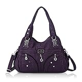 Angel Kiss Tasche Damen Handtasche Schultertasche Lederhandtasche Reise Arbeit Shopping Mode Damenhandtasche Henkeltasche Umhängetasche Top Griff Tasche, Bestes Geschenk für Frauen L