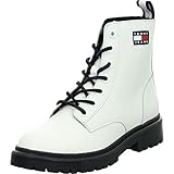 Tommy Hilfiger Damen EN0EN01537-YBL_36 bovver Boots, White, EU
