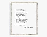 Druck mit Zitat 'This Is My Wish For You' von Ralph Waldo Emerson, College-Abschluss, Literarischer Kunstdruck, Poesie-Kunstdruck, Abschlussgeschenk