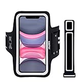 Sportarmband Handy Universal - EOTW Armtasche Kompatibel mit iPhone 12/11/11 Pro Max/XR/XS Max Huawei P30 Pro/Mate 30 Samsung Galaxy S20/S10/Note 10 Handytasche für Joggen Running (5''-6,7')