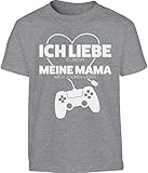 Gamer Liebe Es Wenn Meine Mama Mich Zocken Lässt Kinder und Teenager T-Shirt 146 G