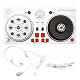 DJ Controller mit eingebauten DJ-Lichtern & DJ-Mixer Set mit Kopfhörer für Jungen Kinder Party Geburtstag Weihnachten Geschenk