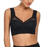 WOWENY Damen Vollschalen T-Shirt BH - Komfort BHS Ohne Bügel - Zero Feel Bralette für Frauen (Schwarz, XL, x_l)