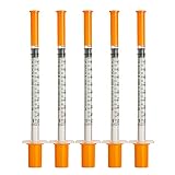 1 ml Plastiktube 30G (0,3 x 13 mm), Mindest skalierung 0,02ml, Einzeln verpackt (20)
