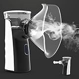 Inhalationsgerät tragbar Vernebler Set geräuscharmes Inhalator Vernebler mit Mundstück und Maske für Kinder und Erw