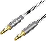 Aux-Kabel, Kinps 1,2m Nylon geflochten Audiokabel Klinke 3,5mm für Autos,Kopfhörer,Lautsprecher, iPhone, iPad, iPod, Samsung, und MP3 Play
