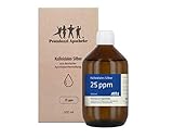 Kolloidales Silber 25ppm (500 ml) aus Apotheken-Herstellung - 100% natürliches, kolloidales Silberwasser, ohne chemische Zusatzstoffe, Inhalt: 500