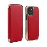Greenwich Blake Schutzhülle für iPhone 13, Leder, kompatibel mit MagSafe Wireless Charging - Flash (Rot) / G