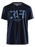 Craft Herren Eaze T-Shirt-Dunkelblau, Hellblau, L