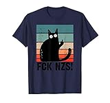 FCK NZS Lustige Katze | Gegen Rassismus Faschismus Fck Nzs T-S