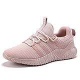 AICARE Damen Herren Sneaker Laufschuhe Air Sportschuhe Laufschuhe mit Luftpolster Turnschuhe Running Fitness Sneaker Outdoors Straßenlaufschuhe Sports-Viele Farben Pink 38