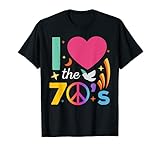 70er Jahre Outfit I love the 70s für Flower Power Hippies T-S