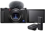 Sony Vlog-Kamera ZV-1 mit Sony ECM-W2BT Bluetooth-Mik