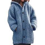 WXHNZYQ Herbst Und Winter Strickjacke Strickpullover Damen Mittellanger Mantel, Top, C