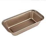 YNC Brotbackform, Kastenform 25 cm,Antihaftbeschichtet Karbonstahl Königskuchenform, Menge: 1 Stück, Farbe: G