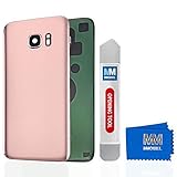 MMOBIEL Backcover Akkudeckel Rückseite Klappe mit Linse kompatibel mit Samsung Galaxy S7 G930 5.1 Inch (Pink Gold)