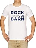 Rock The (New) Old Barn - Orange - Isles Herren T-Shirt Weiß