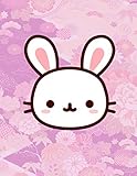 Year of the Rabbit Sketchbook: Lucky Pink Japanese Zodiac Chinese New Year Rabbit - Large Blank Sketch Book - 8.5 x 11 Inches - 110 Pages (Chinese New Year Gifts)
