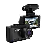 LAMAX T10 Real 4K Dashcam mit GPS, Radarwarnung (50 Länder), WiFi + Mobile App, Weitwinkelaufnahmen 170°, Magnethalterung, 2,45“ Display, Full HD 60 FPS, zusätzliche rückwärtig