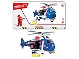 Dickie Toys 201137001 201137001-Helicopter, Spielzeughubschrauber mit Licht & Sound, batteriebetriebener Propeller, 41 cm, Mehrfarbig