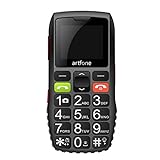 artfone C1 Seniorenhandy ohne Vertrag | Dual SIM Handy mit Notruftaste | Rentner Handy große Tasten | 2G GSM Handy | Großtastenhandy mit Ladegerät und Kamera|1400 mAh Akku Lange Standby-Z