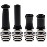 Mundstück Drip Tip BOX 510er Zweiteilig POM/Edelstahl mit Heatsink für MTL M