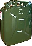 siwitec Benzinkanister 20l Metall, Kanister, Treibstoffkanister, Kraftstoffk