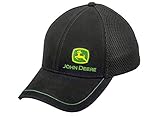 John Deere Cap mit Stoff-Mesh Schw