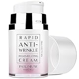 Rapid Anti-Falten Regenerierende Creme – Faltenentferner mit Hyaluronsäure für Gesicht, Tag und Nacht Feuchtigkeitscreme, Anti-Falten-Creme für Stirn, Wangen, Krähenfüße (30 ml)