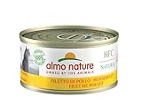 Almo Nature HFC Natural Katzenfutter nass -Hühnerfilet 24er Pack (24 x 70g)