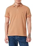 Tommy Hilfiger Herren 1985 Tipped Slim Polo Hemd, Basket Brown, L