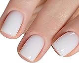 Vishine Gellack Milchig Weiss, Milchig Weiß Gel UV 15ml Milchig Jelly Gel Transparent Weiß Nagellack Gel Nail Art Klassischer und All-MatchStil UV LED Soak Off Manicure Gel Lacquer V