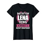 Lena Name Vorname Geschenk T-S