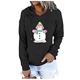 HHOP Weihnachten sexy blusen Damen Longpullover für Damen lässig Sommerbluse Langarm Damen Pullover Hoodys Frauen Oberteil Damen Damen Pullover lang Bluse grün Damen Frauen b