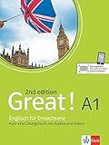 Great! A1, 2nd edition: Englisch für Erwachsene. Kurs- und Übungsbuch mit Audios und Videos (Great! 2nd edition: Englisch für Erwachsene)