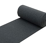 Nadeltraum Baumwoll - Bündchenstoff Uni einfarbig dunkelgrau Melange - Meterware ab 25 cm x 70 cm Schlauchware - Stoff zum N