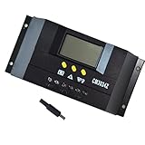 TISHITA LCD 30A 12V / 24V Solar Panel Controller Laden Batterie Sicheren S