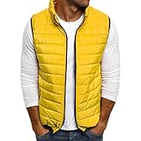 JenK Cing Herren Weste Casual Leicht Bodywarmer Steppweste Daunenweste Funktionsweste Vest Ärmellose Sportweste Winterjacke Wärme Freizeit Outdoor Slim Fit Modellauswahl Reißverschluss Übergangsjack