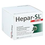 Hepar-SL 640 mg Artischockenblätter-Trockenextrakt Filmtabletten, 100 St. Tab